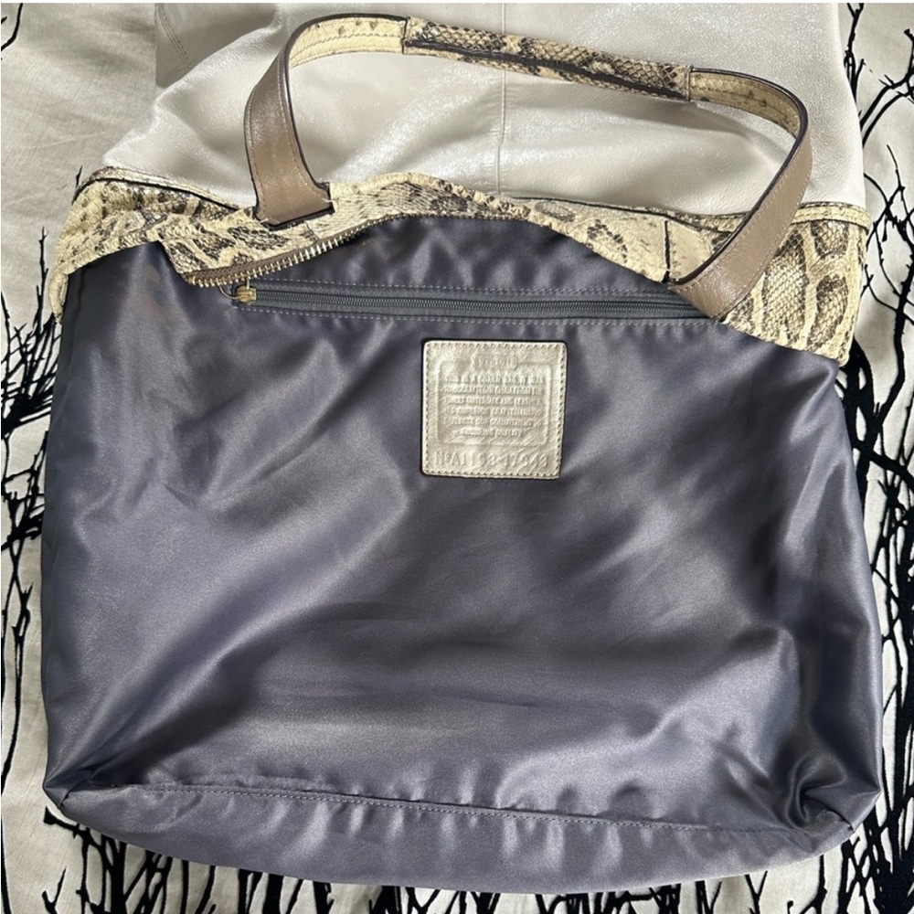 Coach Audrey Python Slim Tote - image 8